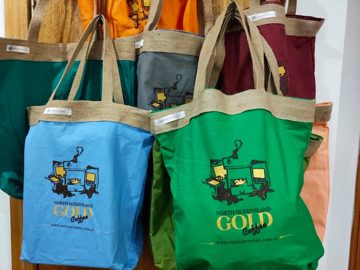 Green and gold on sale bag