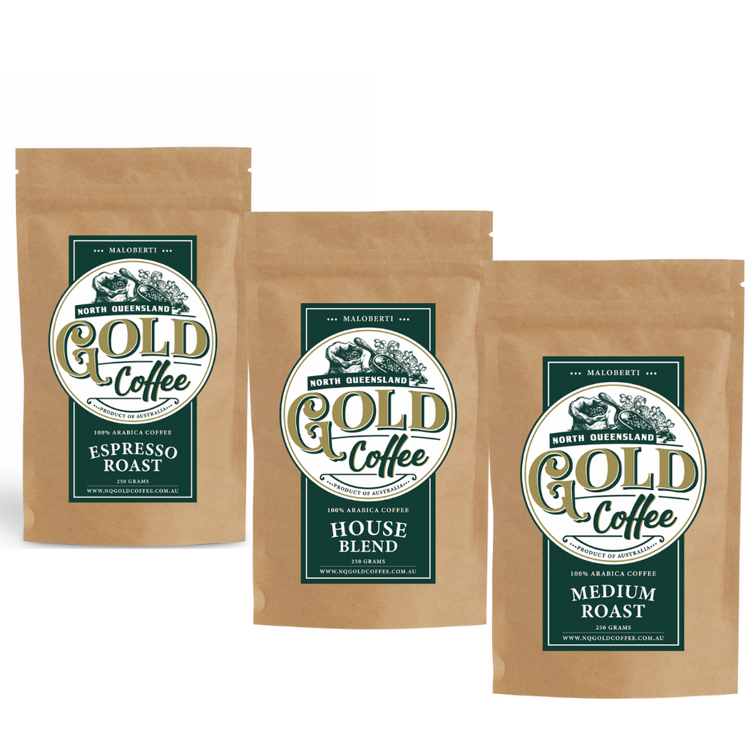 Roast Coffee Tasters Pack - 250g (ground)